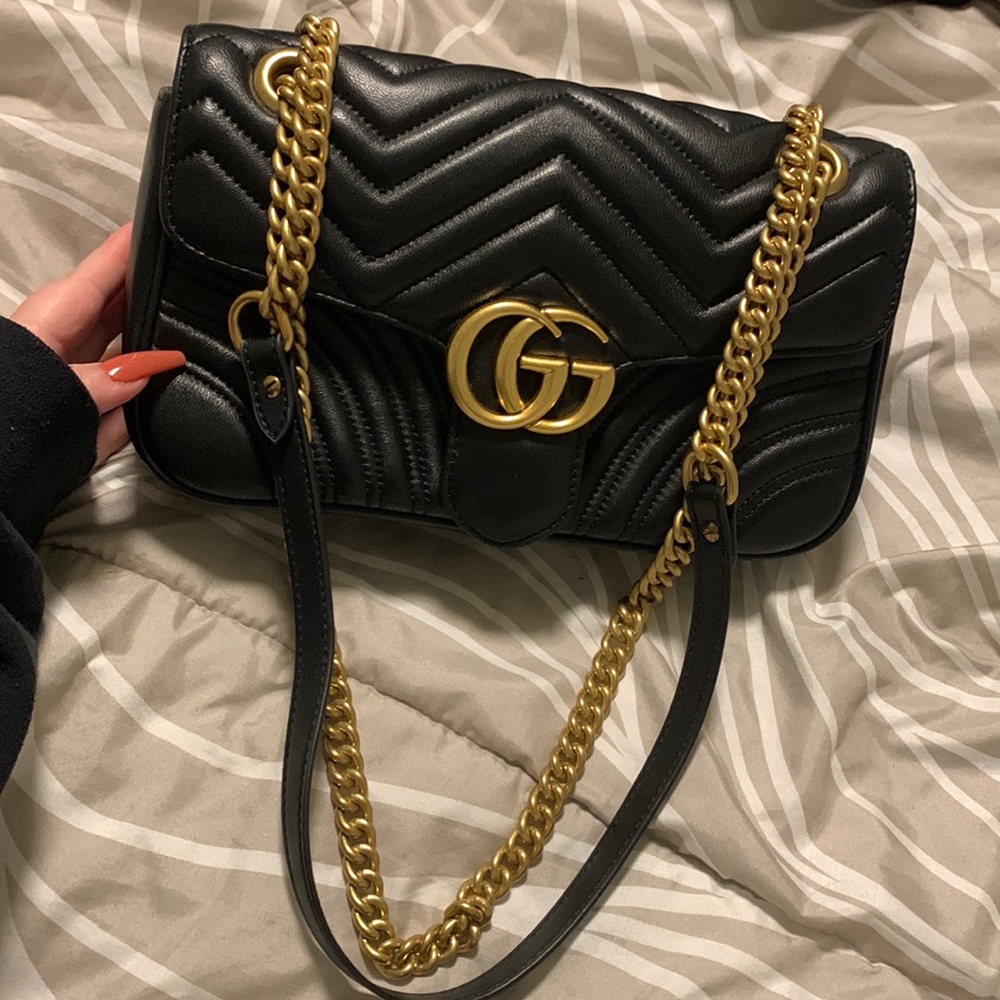 Black chain crossbody
